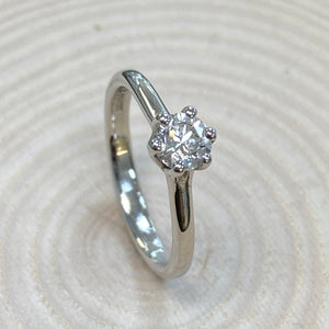 Platinum 0.50ct Diamond Ring