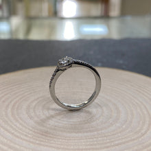 Load image into Gallery viewer, Platinum Diamond Halo Engagement Ring
