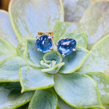 Load image into Gallery viewer, Blue Sapphire Studs
