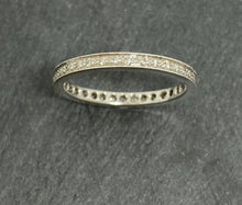 Load image into Gallery viewer, 18ct White Gold Full Grain Set Full Diamond Eternity Ring 0.29ct
