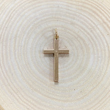 Load image into Gallery viewer, Preloved 9ct Rose Gold Cross Pendant
