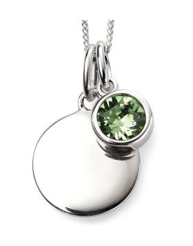 August Birthstone Necklace Peridot