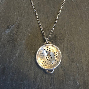 Sterling Silver Sieve Necklace