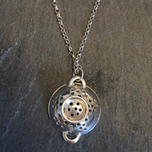 Load image into Gallery viewer, Sterling Silver Sieve Necklace
