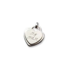 Load image into Gallery viewer, My Mum, My Best Friend Engraved Double Heart Necklace

